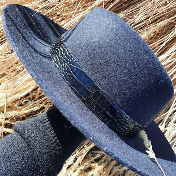 Ladies Rag & Bone 100% Wool Fedora Style Hat main image 4